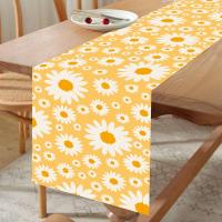 Corredor De Mesa En Forma De Margarita Para Fiesta De Cumpleaños Decoraciones Para Cocina Y Comedor Cubiertas De Tela Para Niñas Fiesta De Baño De Bebé - details 3