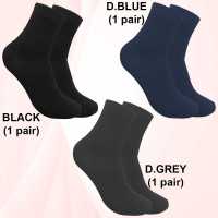 Ociodual Evanka EK014 Paquete 3 Pares de Calcetines Algodón Calientes Talla 40-45 Colores para Invierno Hombre Suaves Elasticos - details 1