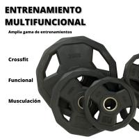 FIURI Discos con Agarre, 5 a 25 kg, Entrenamiento de Fuerza, Crossfit, Material Gimnasio. - details 3