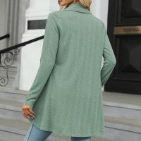 Chaqueta Abierta Delantera Para Mujer Casual De Manga Larga Ligera Tejida Suave Suéter Otoño Invierno Solido Estilo Calle - details 18