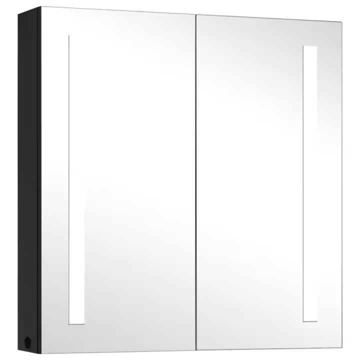 vidaXL Mueble de baño con espejo LED 62x14x60 cm - 1