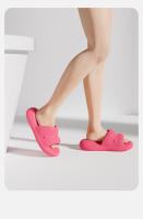 Zapatillas silenciosas con juguete de aire y sensación de Caca de Eva para Mujer, sandalias antideslizantes de Verano para interiores, Baños y Baños para hombre - details 1