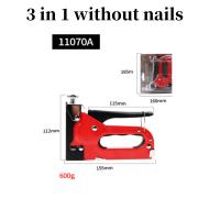 Pistola De Tornillos 3 En 1 DIY Para Construcción De Muebles Y Tapicería Con 600 Tornillos Herramienta De Carpintería Para Decoración Del Hogar - details 6