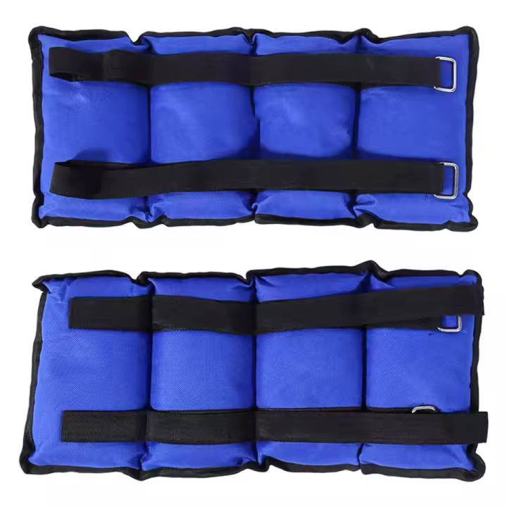 Pesas Para Tobillos y Muñecas ajustables de 1-4kg, Lastres Doble Correa Ajustables, pesas con velcro para Fitness, Ejercicio, Gym,Pesas, Gimnasio, Tobillera, Muñequera. - 1