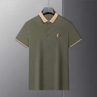 Camisa Polo De Verano Para Hombre Con Encaje Y Manga Corta De Seda Helada Transpirable Moda Casual Brecha De Negocios - details 17