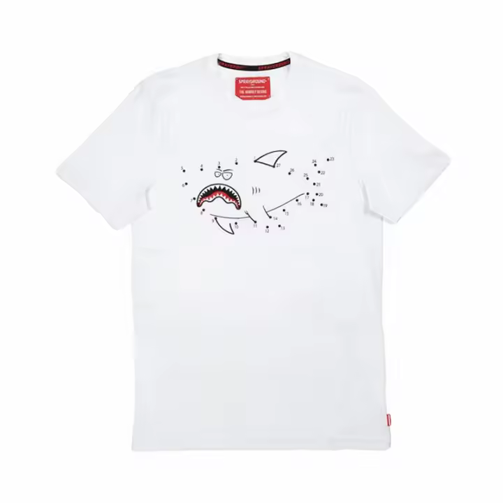CAMISETA SPRAYGROUND "SEARCH THE POINT" WHITE - 1