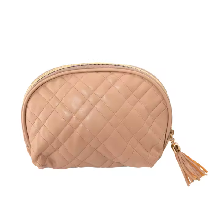 Bolsa Maquillaje PU Neceser Cosméticos, Bolsa de Aseo Color Puro, Bolsita de Lavado Elegante Mujer, Multifuncional y Portátil Bolsita de Viaje, Organizador de Makeup y Accesorios para Mujer - 1