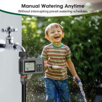 Timbre De Agua Automático Insoma Sistema De Riego Inteligente Con Pantalla LCD IPX7 Para Jardín Equipo De Programación De Rociador - details 5