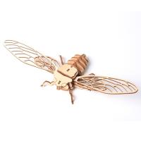 Puzzle 3D De Madera Con Insectos Multitudinario Juguete Educativo Avanzado Para Niños Modelo De Artesanía Creativa - details 12