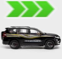 Modelo De Coche De Escala 1:18 TOYOTA Land Cruiser Prado SUV Todoterreno De Aleación De Latón Con Sonido Y Luz Juguete Para Niños Regalo De Colección - details 3