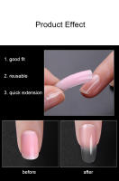 120pcs De Gel De Construcción Polímera Para Uñas Con Formas Duplicadas Extensiones De Uñas UV Falsas De Resina En 12 Tamaños - details 10