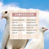 Comida Palomas - Mixtura y Cereales para Palomas - Gra-Mix Pigeon de VERSELE-LAGA - 4 Kg - details 2