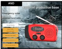 Radio DE EMERGENCIA Preparación PARA LA guerraRadio múltiples con manivelaRadio solar portátil para Exterior - details 3