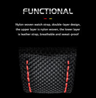 Reloj De Pulsera Deportivo Para Hombre 2024 Marca Top Lujo Grande Cronógrafo Cuarzo Resistantes Al Agua Y Al Choque Manos Luminosas Correa De Cuero Relogio Masculino - details 14