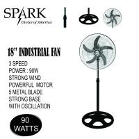 SPARK - Ventilador INDUSTRIAL 18"- 90W Rejilla Metálica 3 Veloc. 5 Aspas. - details 0