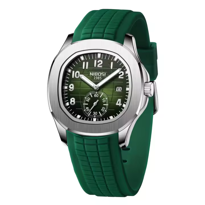 Reloj De Pulsera De Cuarzo Para Hombre NIBOSI Deportivo De Lujo Con Fecha Automática Resistente Al Agua Y Luminoso Reloj De Hombre AQUANAUT De Bandera Top Marca - 1