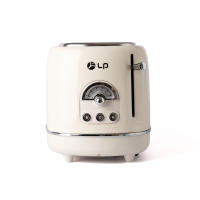 "Tostadora Retro LP de 2 Ranuras con Control de Tostado Ajustable - Diseño Vintage y Moderno para tu Cocina" - details 12