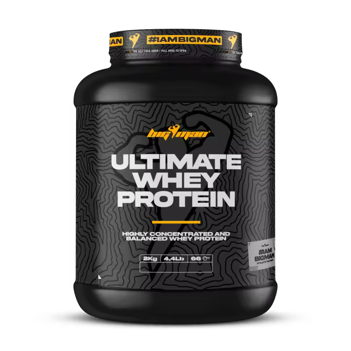 BigMan  Ultimate Whey 2kg  Proteína Concentrada de Calidad  Bcaa y Glutamina  Gran Ganancia Muscular  Recuperación Deportiva  Tonificación Muscular - 1