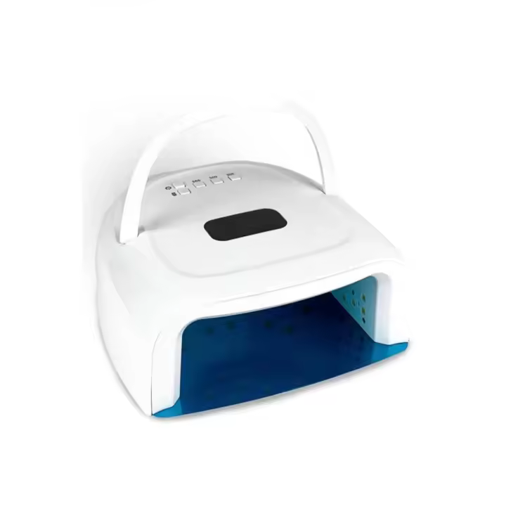 LAMPARA INALAMBRICA DE SECADO DE MANICURA Y PEDICURA RECARGABLE, 15600 MAH , 60 W.  LED UV GEL LAMPARA DE UÑAS RECARGABLE SECADOR DE MANICURA SECADO RAPIDO GEL POLACO LAMPARA DE CURADO CON BATERIA 15600 MAH SENSOR AUTOMATICO - 1