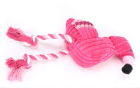 Juguete De Masticar Para Perros Pequeños En Peluche De Flamenco Sonido Squeaky Interactivo Para Chihuahua Yorkshire Bulldog Pug Corgi - details 7