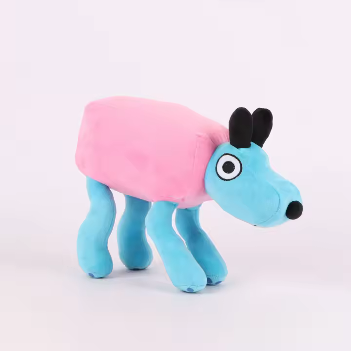 Muñeco De Peluche Lindo Wobbledog Juguete Suave De Animales En Peluche Regalo Para Bebés Y Niños Decoración De Habitación Kawaii - 1