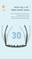 Gafas De Sol Inteligentes Con Bluetooth V5.3 Para Deportes Al Aire Libre Y Oídos Estilosos Anti-UV Técnica Anti-Táctil Para Hombres Y Mujeres - details 8