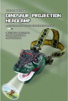 Lámpara De Cabeza De Dinosaurio Para Niños Juguete Proyección Desmontable Linterna Ideal Para Camping Y Uso En Habitaciones Regalo Perfecto Para Niños De 3 a 12 Años - details 0