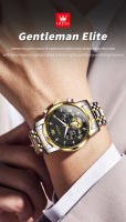 Reloj De Pulsera Masculino OLEVS 2856 Multifuncional Cronógrafo Original Cuarzo Fase De La Luna 24 Horas Resistente Al Agua - details 16