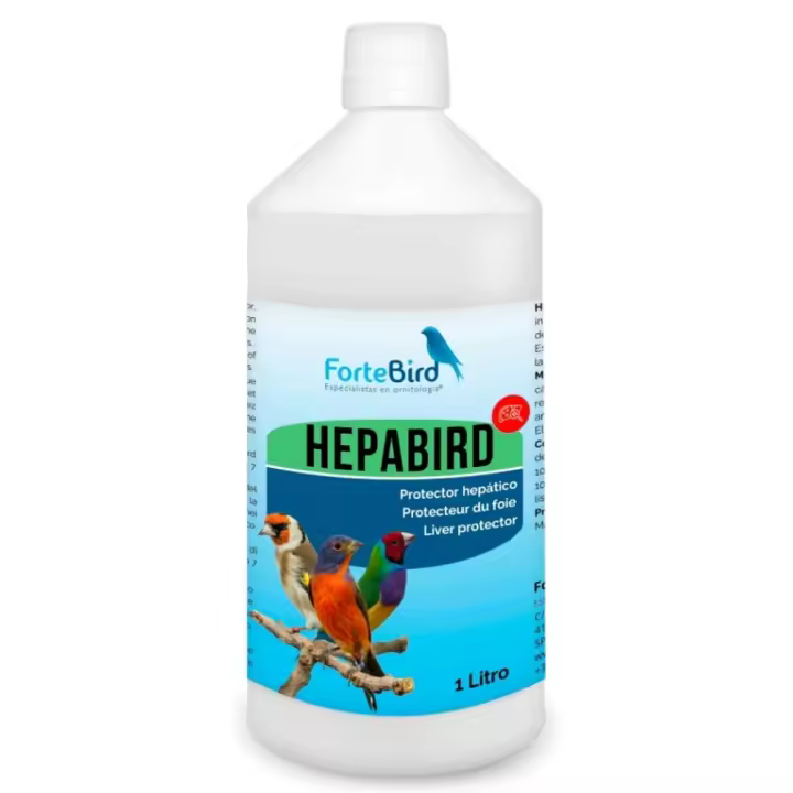 Hepabird Protector hepático y cuidado para aves 1L Fortebird - 1