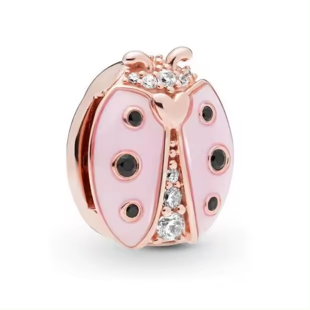 Pandora - Abalorio chapado en oro 787970EN160, talla única, Plata, No aplicable,Viene con embalaje de caja de regalo original. - 1