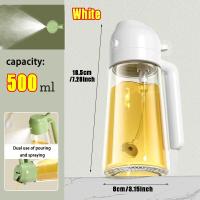 Botella De Aceite De Vidrio 500ml Con Reproductor De Golpes Para Cocina BBQ Y Picnics Herramientas Ecológicas Para Negocios - details 8