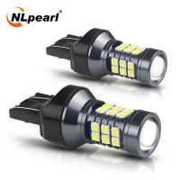 NLpearl 2x T20 LED 7440 WY21W W21W Lámparas De Señal Para Coche Luz De Retroiluminación Super Brillante 3030SMD Universal 12V - details 0