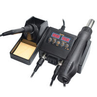 8898 2 in 1 Electric Soldering Iron Heat Gun Digital Display Welding Station Welding Maintenance Tool Combination Solder Iron Tools - details 10