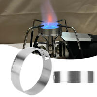 Cubierta De Quemador De Estufa Portátil Antiviento En Acero Inoxidable Para Estufa Soto 310 Soporte De Wok Resistente Al Viento Para Acampar Y Exteriores - details 0