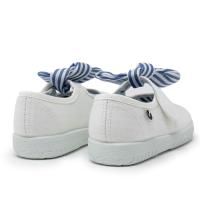Zapatillas de lona niña VICTORIA 105110 MERCEDES LAZO BLANCA 3579 XLV - details 1