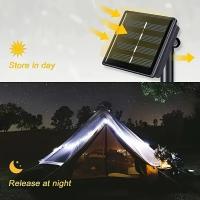 1Pc Luces De Fairy LED Solar Para Exterior Impermeable Cadena De Luces Para Jardín Camino Árbol De Navidad Fiesta Patio Decoración - details 10
