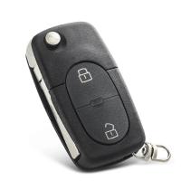 Llave De Coche Remota KEYYOU 2 Botones HU66 Switchblade Flip Plegable 433Mhz Con Chip ID48 Para Audi A3 A4 A6 A8 B6 - details 3