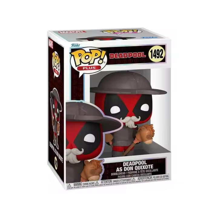 Funko Pop Plus Deadpool Figura Deadpool As Don Quixote con Cabeza Oscilante - 1
