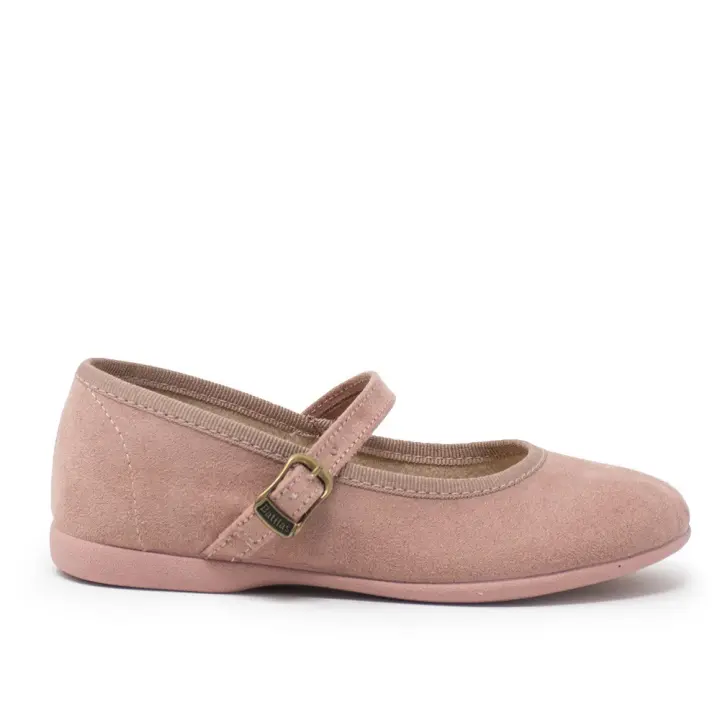 BATILAS 10750... Zapatos vestir niña 33151 24I MERCEDES CORREA HEBILLA SERRATEX ROSA - 1