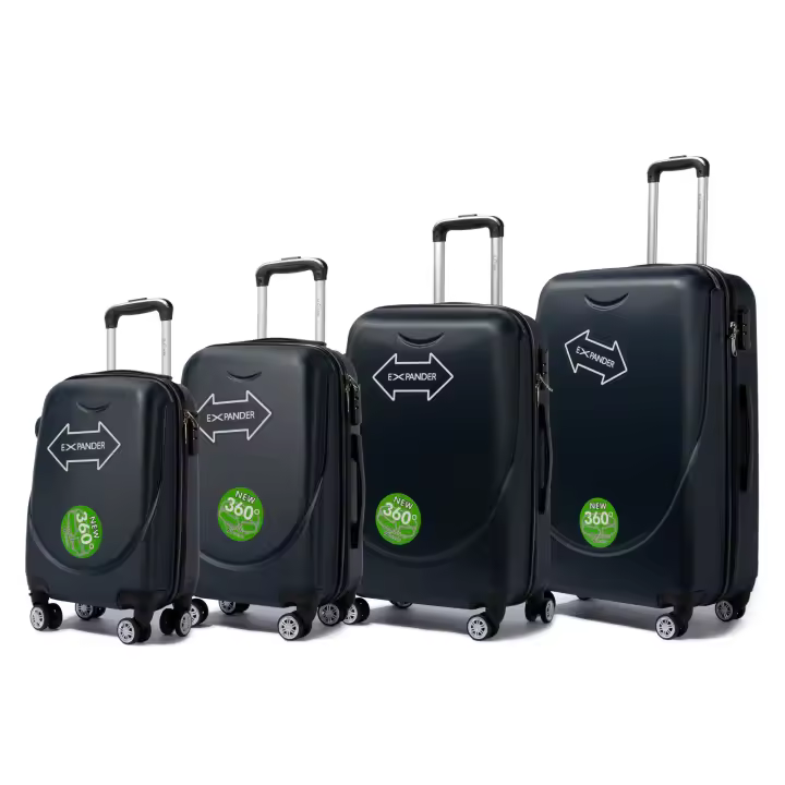 ABS juego de cuatro maletas 18/20/24/28 pulgadas 360° ruedas silenciosas, una variedad de colores y tamaños para viajes, viajes de negocios y otros escenarios - 1