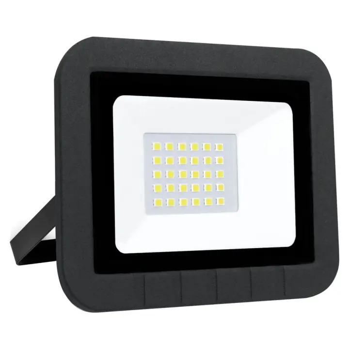 MATEL Proyector LED Plano Negro 10W Luz Cálida Ahorra Energía - 1