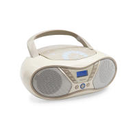 Reproductor CD MOOOV Soft Grey con Radio FM y Pantalla LCD Retroiluminada - Sonido Estéreo Potente - details 2