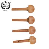 M MBAT 4Pcs Tuners De Violín Jujube Madera Para Instrumentos De Cuerda Accesorios De Violín Partes De Repuesto 4/4 Fiddle - details 1