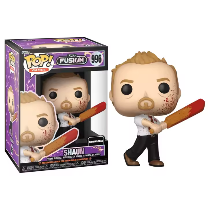 FUNKO POP! FUNKO FUSION – SHAUN (ENSANGRENTADO), 83066, Nº996, TIENDA CON LICENCIA OFICIAL - 1