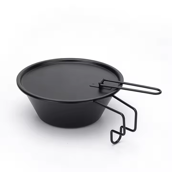 Cuenco de nieve para exteriores, vajilla de acero inoxidable 304, juego de cuencos de nieve portátiles, taza de nieve para viajes, utensilios de cocina para barbacoa y picnic - 1