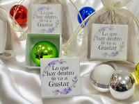 Lote de 10 Bálsamos de Labios con Aroma a Vainilla en caja de Regalo y Tarjeta de Agradecimiento en bolsa de regalo - Detalles para Invitados de Boda, Comunión, Bautizo, Cumpleaños, Aniversarios - Regalos para Mujer - details 6