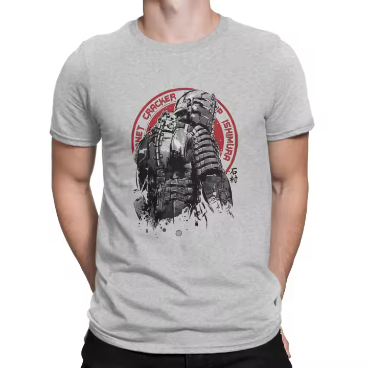 Camiseta De Horror Dead Space Para Hombre Camiseta Oversize Casual Estampada Isaac Clarke Sumi E_proc Moda Hipster Unisex T-Shirt - 1