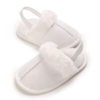 Zapatillas De Invierno Para Bebés Con Cordón Elástico De Lana Suave Y Antideslizante Para Niños Y Niñas Zapatos De Primer Pasos - details 22