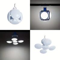 Lámpara De Camping Portátil Con Energía Solar USB Recargable Lámpara De Tenda Exterior Con Bombillas LED Plegables Y Gancho Colgante - details 1