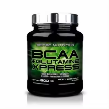 Scitec Nutrition BCAA + Glutamine Xpress 600 Gramos | Suplemento de BCAAs y Glutamina para Recuperación y Crecimiento Muscular | Ideal para Entrenamientos Intensos - 1